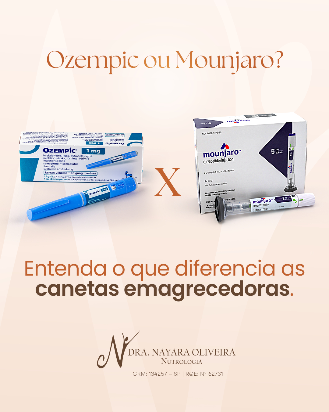 Ozempic x Mounjaro: qual é mais indicado no tratamento da obesidade e diabetes tipo 2?